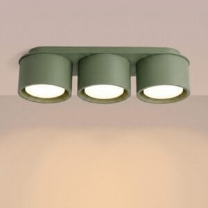 MODO 3 Olive Green Ceiling Light Uncategorized Great Lighting UK Ltd