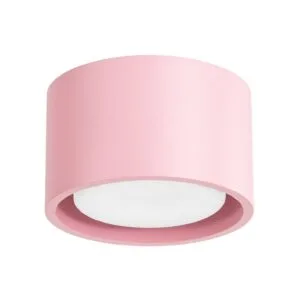 MODO 1 Pink Ceiling Light Single Kitchen Spotlights Great Lighting UK Ltd