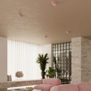 MODO 1 Pink Ceiling Light Uncategorized Great Lighting UK Ltd
