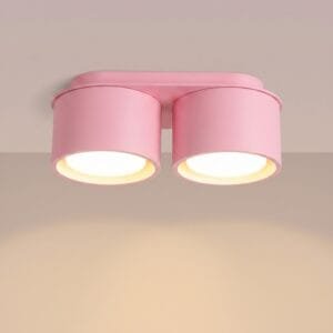 MODO 2 Pink Ceiling Light Uncategorized Great Lighting UK Ltd