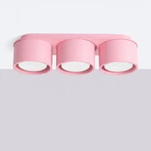 MODO 3 Pink Ceiling Light Uncategorized Great Lighting UK Ltd