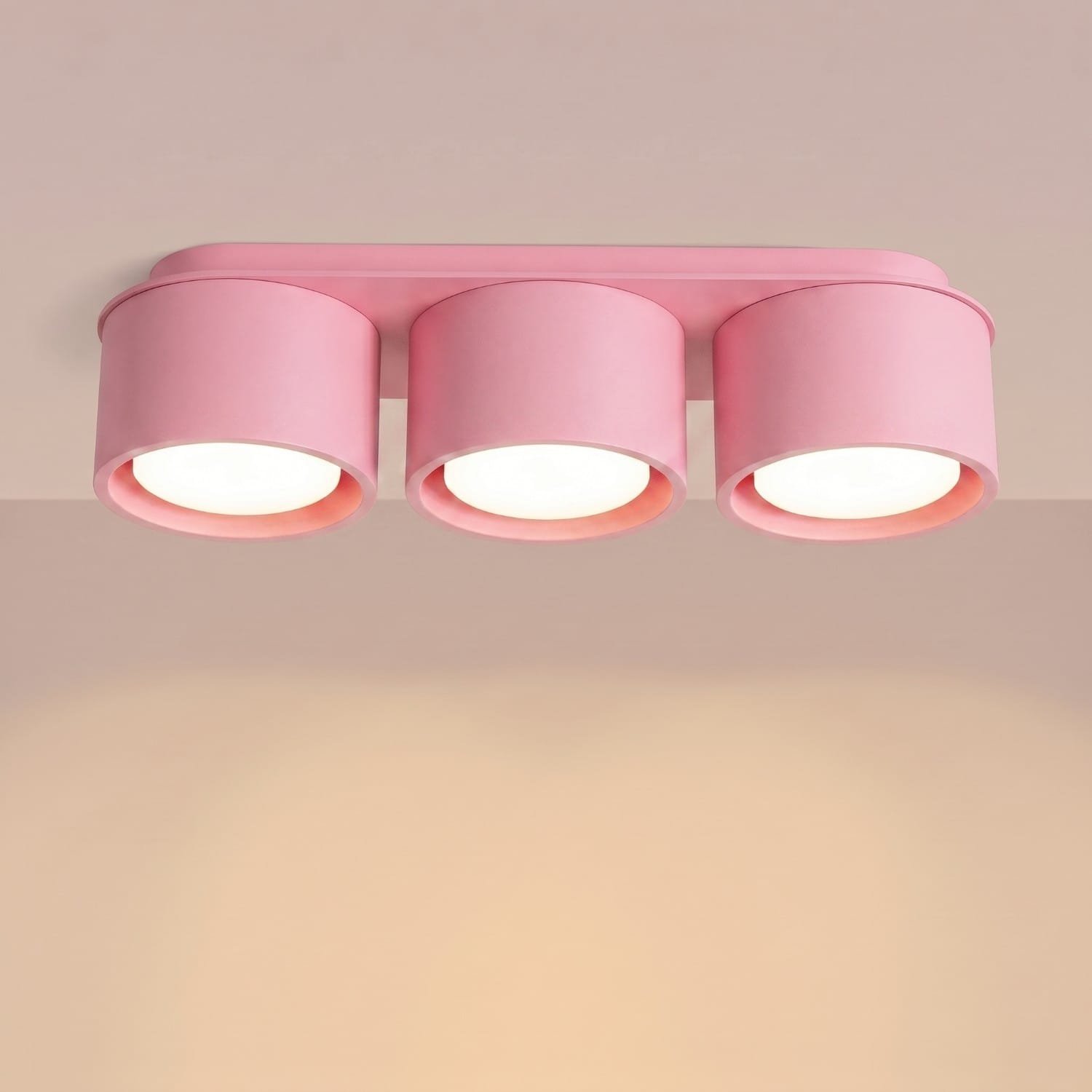 MODO 3 Pink Ceiling Light Uncategorized Great Lighting UK Ltd