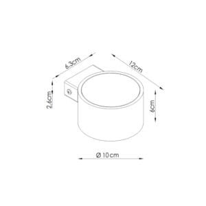 MODO 1 Yellow Wall Light Uncategorized Great Lighting UK Ltd