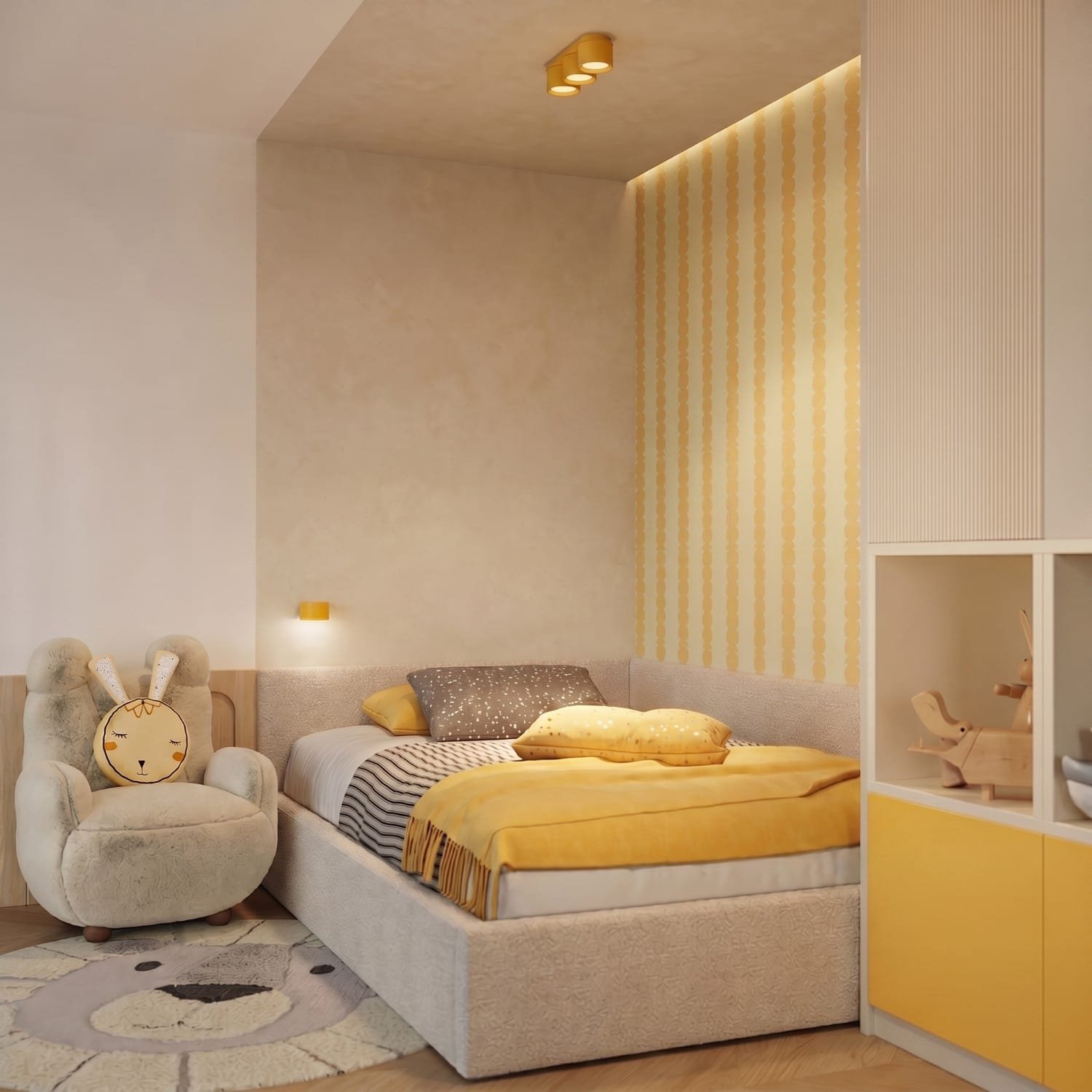 MODO 2 Yellow Ceiling Light Uncategorized Great Lighting UK Ltd