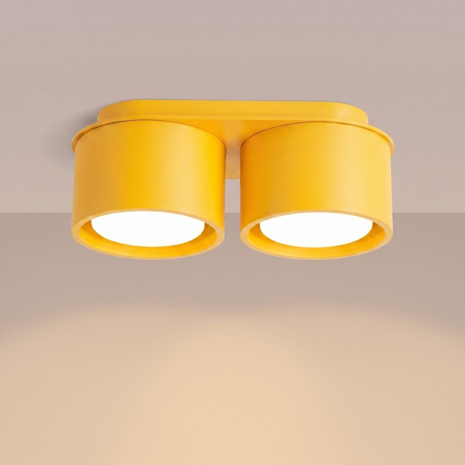 MODO 2 Yellow Ceiling Light Uncategorized Great Lighting UK Ltd