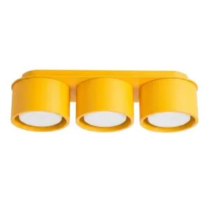 MODO 3 Yellow Ceiling Light 3 Light Spotlights Great Lighting UK Ltd