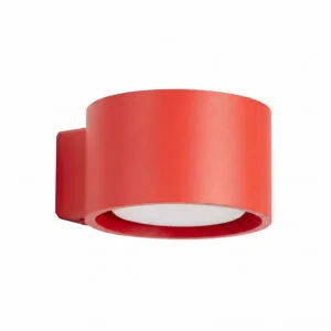 MODO 1 Red Wall Light Coloured Wall Lights Great Lighting UK Ltd