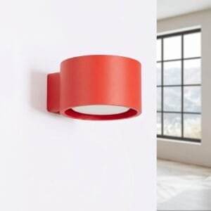 MODO 1 Red Wall Light Uncategorized Great Lighting UK Ltd