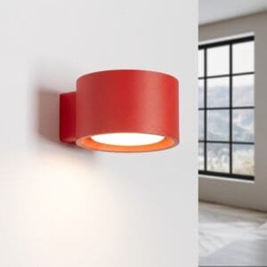 MODO 1 Red Wall Light Uncategorized Great Lighting UK Ltd