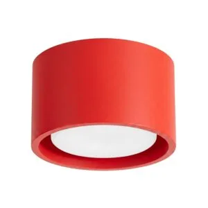 MODO 1 Red Ceiling Light Single Kitchen Spotlights Great Lighting UK Ltd