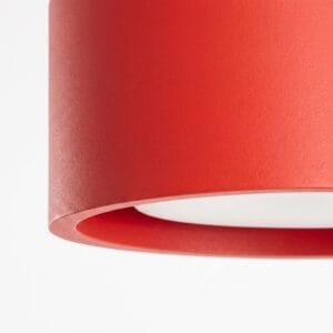 MODO 1 Red Ceiling Light Uncategorized Great Lighting UK Ltd