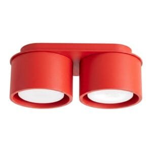 MODO 2 Red Ceiling Light Uncategorized Great Lighting UK Ltd