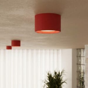 MODO 2 Red Ceiling Light Uncategorized Great Lighting UK Ltd