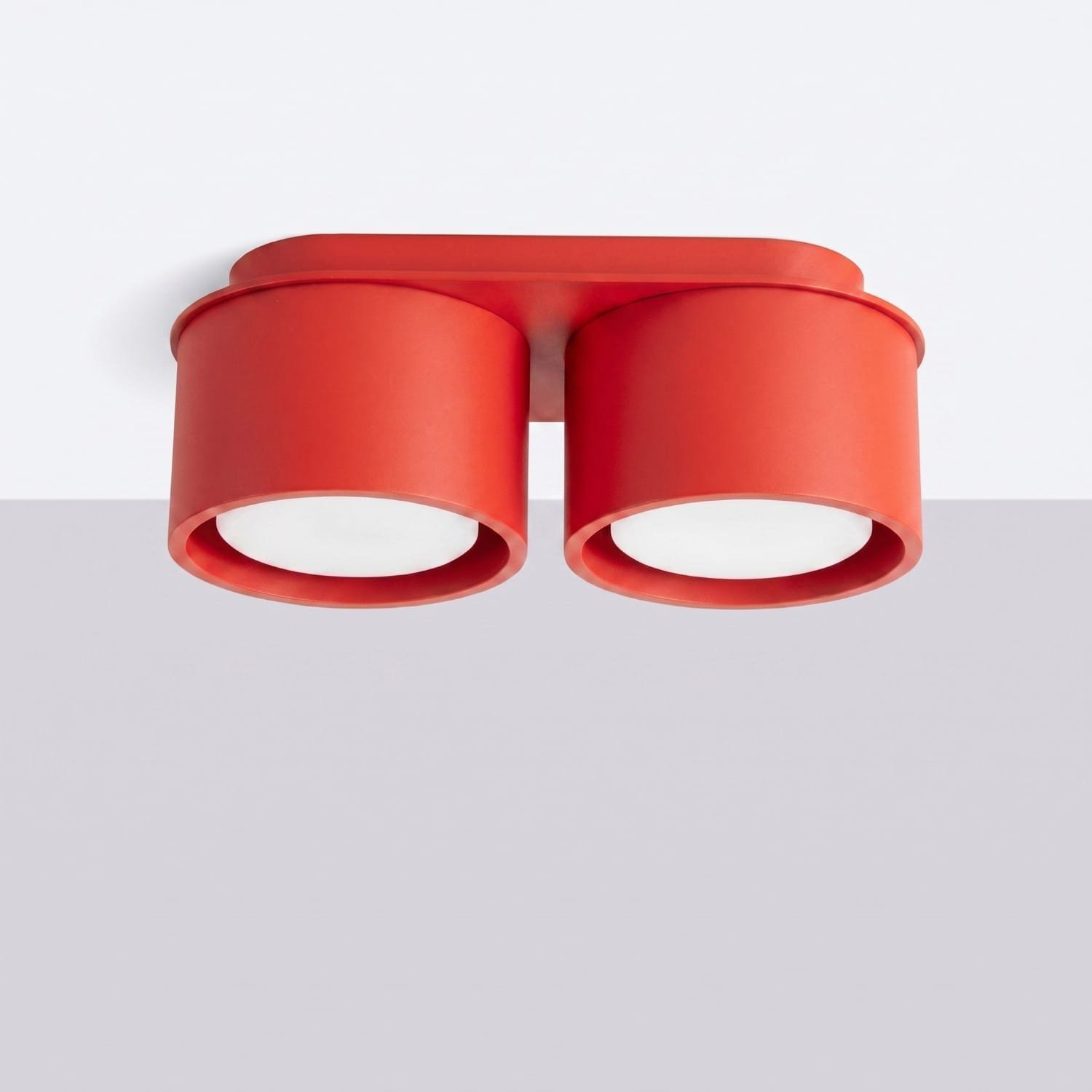 MODO 2 Red Ceiling Light Uncategorized Great Lighting UK Ltd