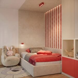 MODO 3 Red Ceiling Light Uncategorized Great Lighting UK Ltd
