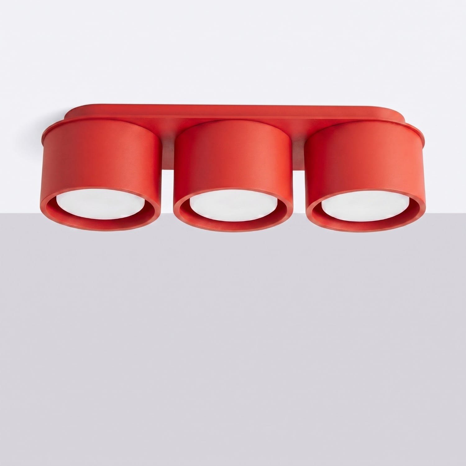 MODO 3 Red Ceiling Light Uncategorized Great Lighting UK Ltd