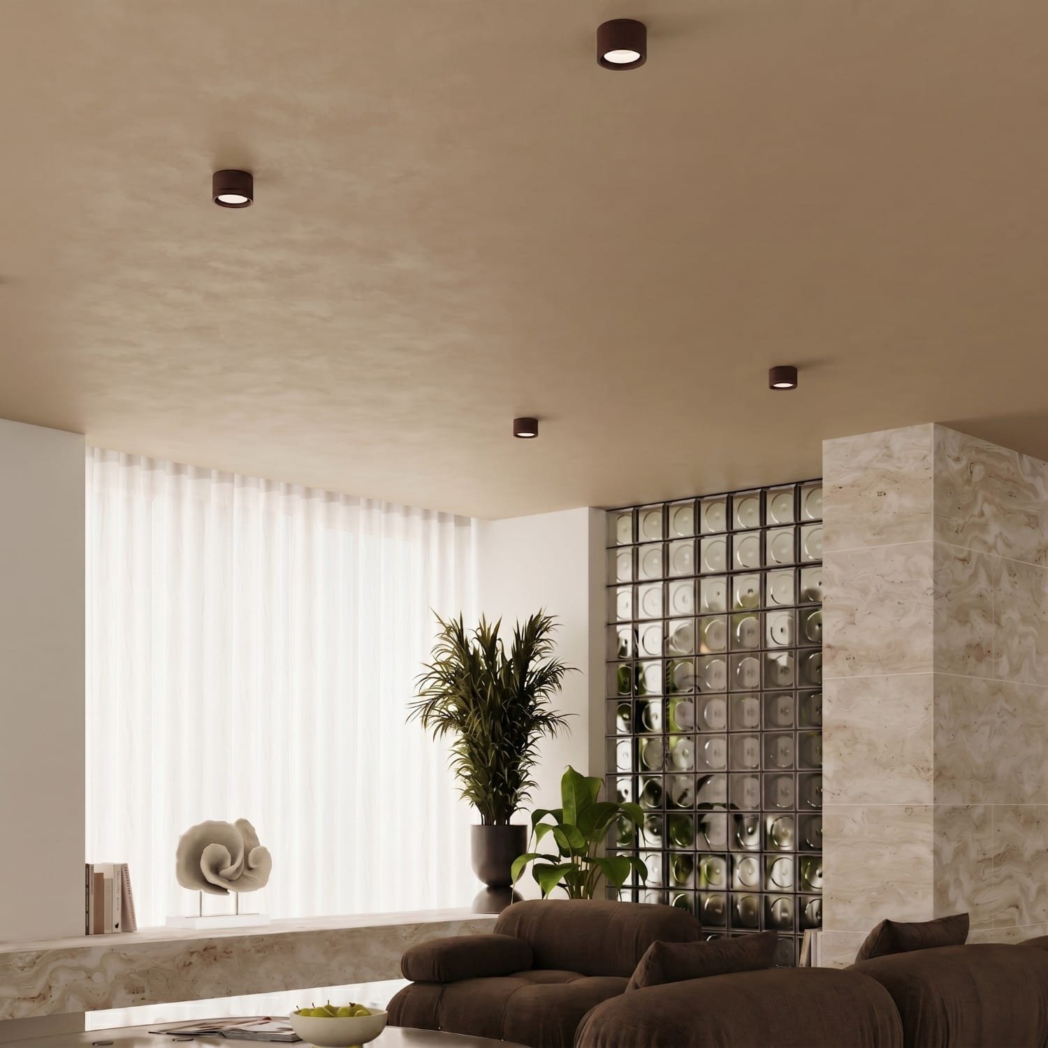MODO 2 Brown Ceiling Light Uncategorized Great Lighting UK Ltd