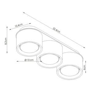 MODO 3 Brown Ceiling Light Uncategorized Great Lighting UK Ltd