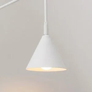 Switched NOX Wall Light - White Modern Adjustable Wall Lights Great Lighting UK Ltd