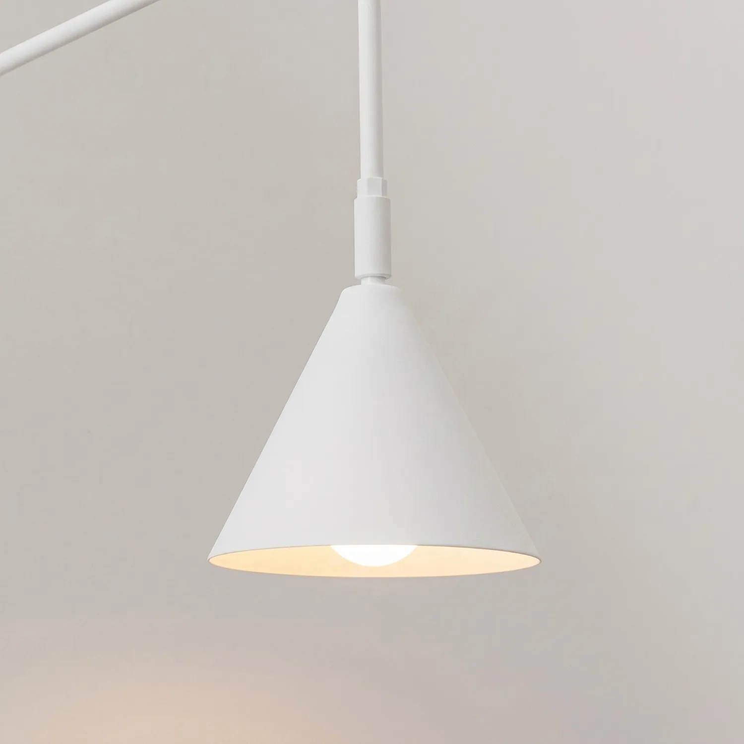 Switched NOX Wall Light - White Modern Adjustable Wall Lights Great Lighting UK Ltd