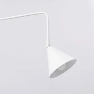 Switched NOX Wall Light - White Modern Adjustable Wall Lights Great Lighting UK Ltd
