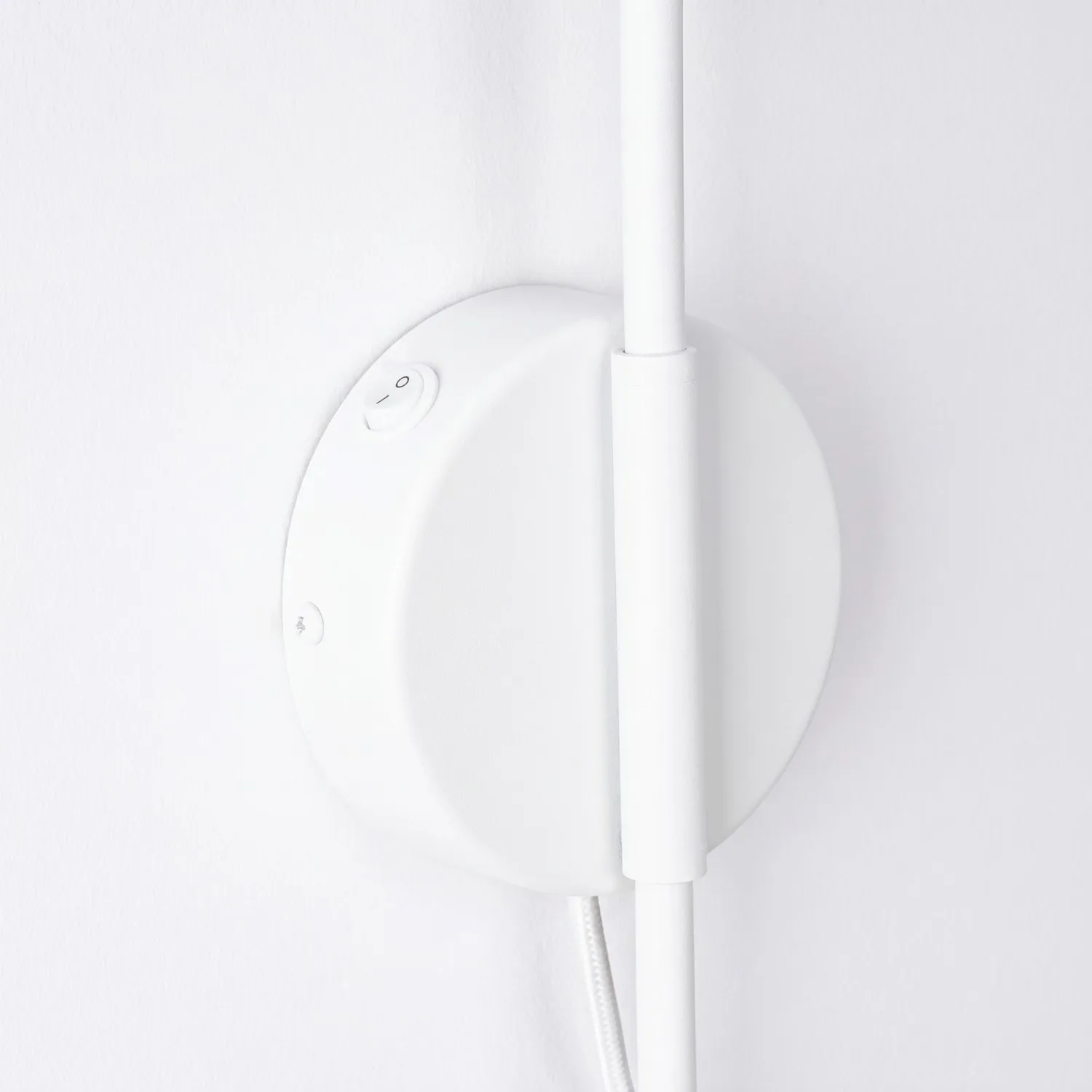 Switched NOX Wall Light - White Modern Adjustable Wall Lights Great Lighting UK Ltd
