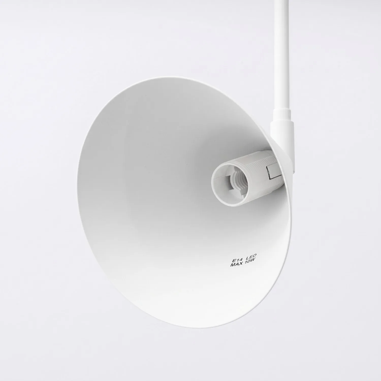 Switched NOX Wall Light - White Modern Adjustable Wall Lights Great Lighting UK Ltd