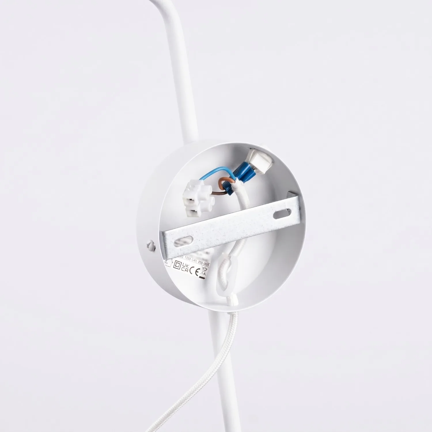 Switched NOX Wall Light - White Modern Adjustable Wall Lights Great Lighting UK Ltd