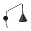 Switched NOX Wall Light - Black Uncategorized Great Lighting UK Ltd