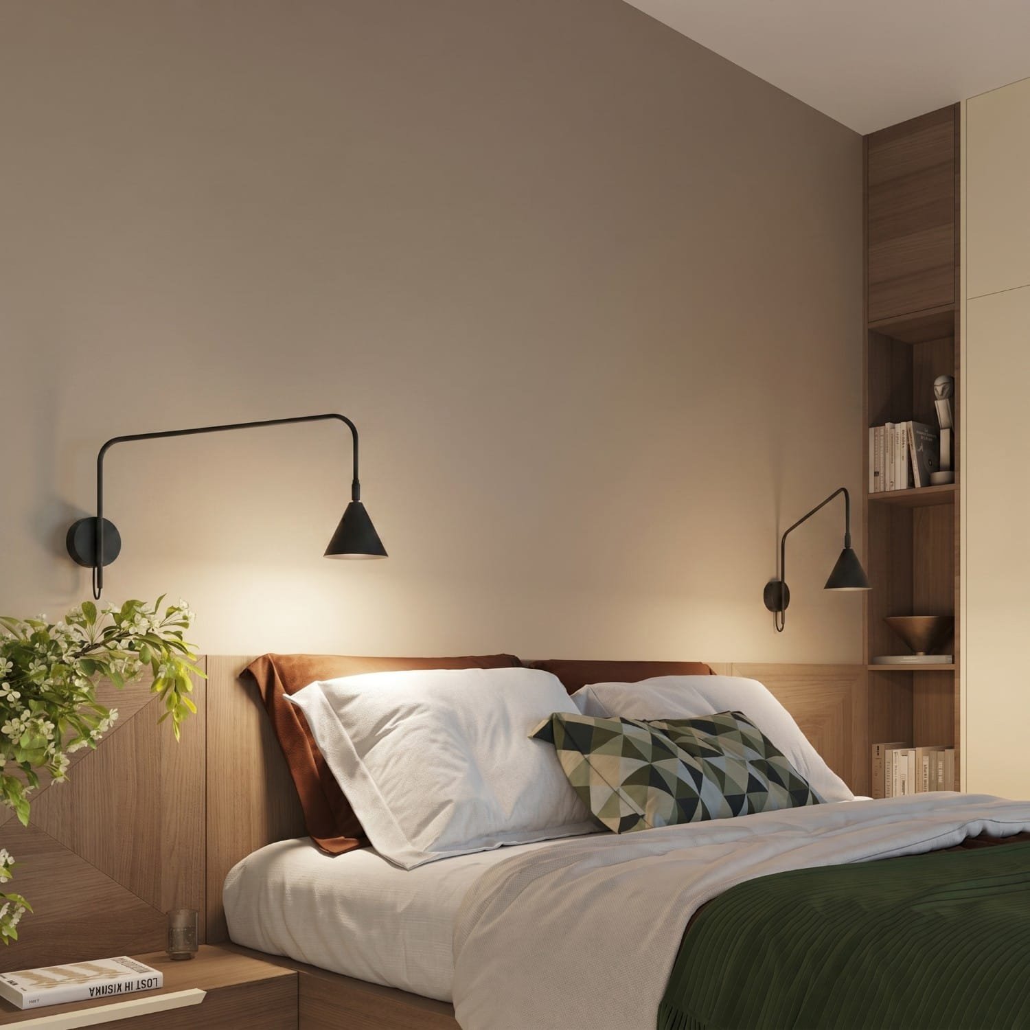 Switched NOX Wall Light - Black Uncategorized Great Lighting UK Ltd