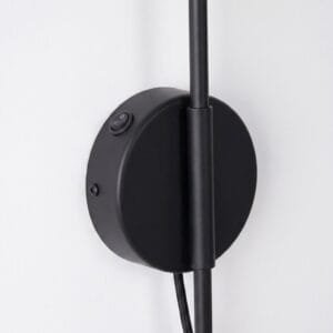 Switched NOX Wall Light - Black Uncategorized Great Lighting UK Ltd