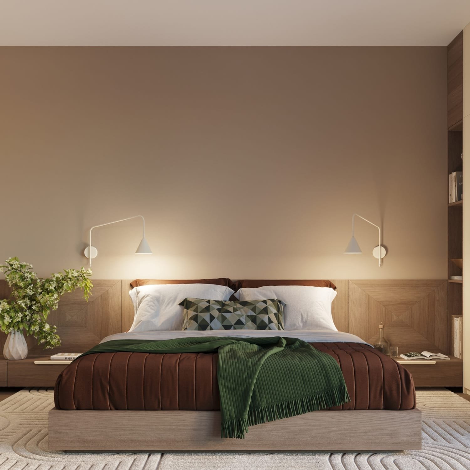 Switched NOX Wall Light - Natural Uncategorized Great Lighting UK Ltd