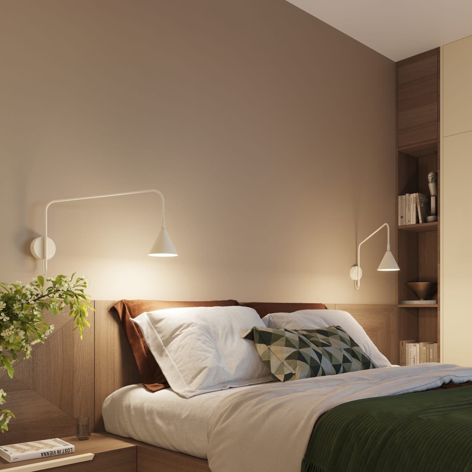 Switched NOX Wall Light - Natural Uncategorized Great Lighting UK Ltd