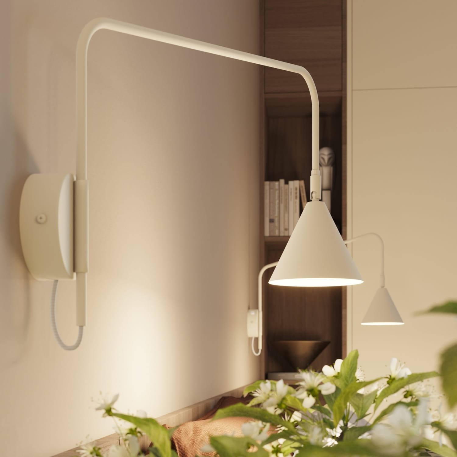Switched NOX Wall Light - Natural Uncategorized Great Lighting UK Ltd