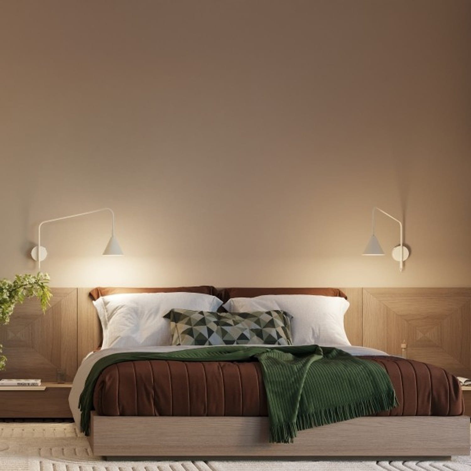 Switched NOX Wall Light - Natural Uncategorized Great Lighting UK Ltd
