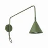 Switched NOX Wall Light - Olive Green Uncategorized Great Lighting UK Ltd