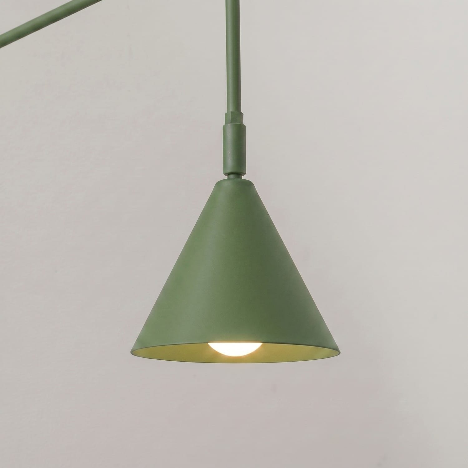 Switched NOX Wall Light - Olive Green Uncategorized Great Lighting UK Ltd