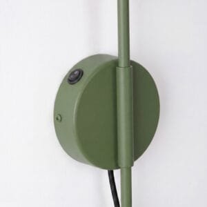 Switched NOX Wall Light - Olive Green Uncategorized Great Lighting UK Ltd