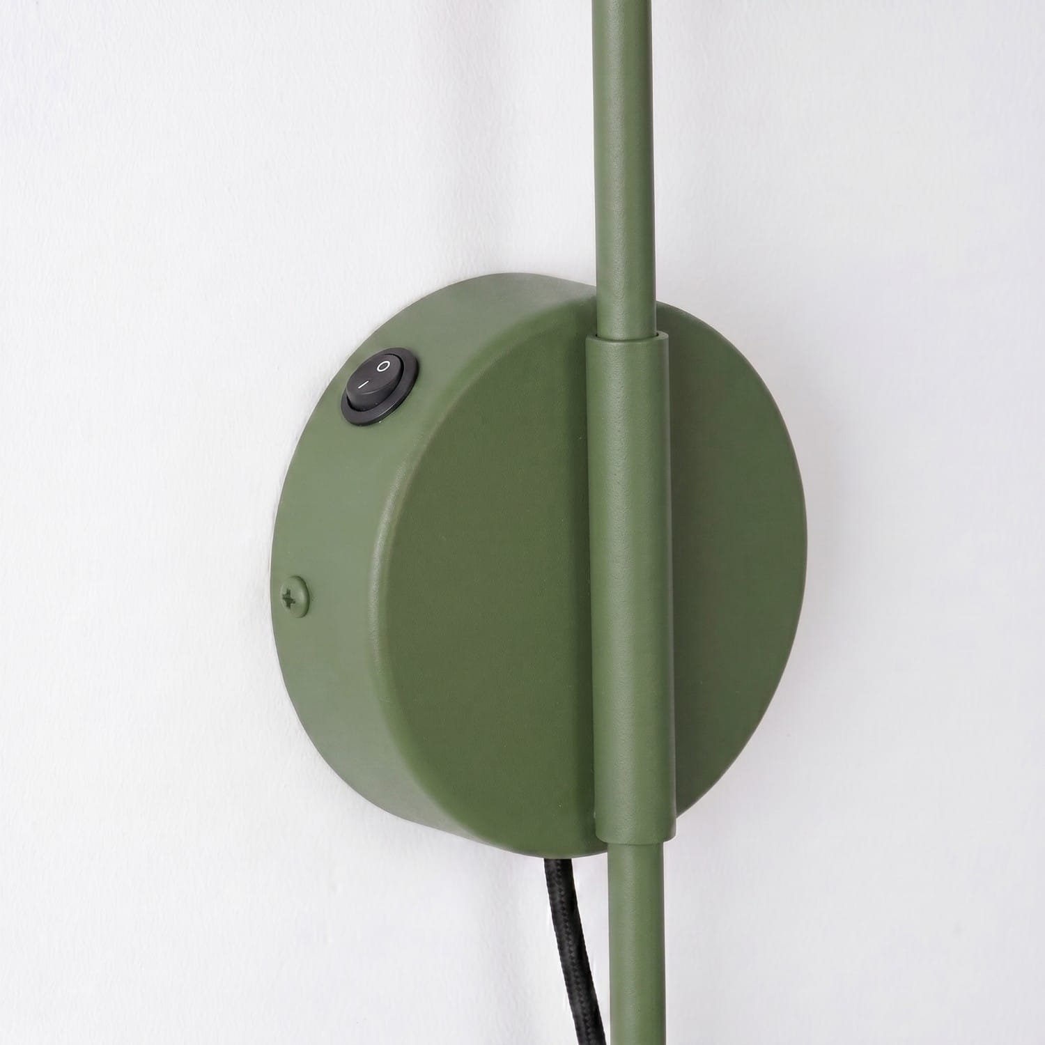 Switched NOX Wall Light - Olive Green Uncategorized Great Lighting UK Ltd