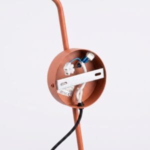 Switched NOX Wall Light - Red Ochre Modern Adjustable Wall Lights Great Lighting UK Ltd