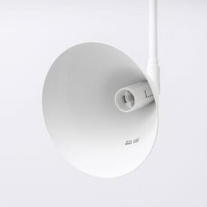 Switched NOX Twin Arm Wall Light - White Uncategorized Great Lighting UK Ltd