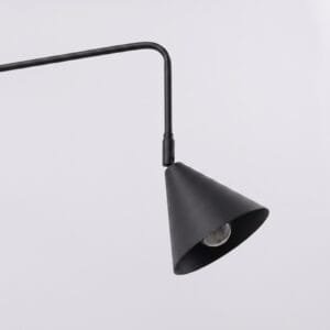 Switched NOX Twin Arm Wall Light - Black Uncategorized Great Lighting UK Ltd