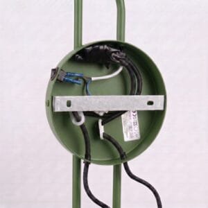 Switched NOX Twin Arm Wall Light - Olive Green Uncategorized Great Lighting UK Ltd