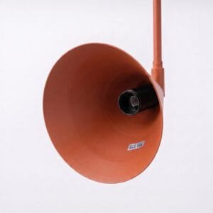 Switched NOX Twin Arm Wall Light - Red Ochre Double Wall Lights Great Lighting UK Ltd