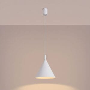 NOX Pendant Light 25cm - White Small Pendant Lights Great Lighting UK Ltd