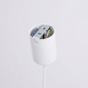 NOX Pendant Light 25cm - White Small Pendant Lights Great Lighting UK Ltd