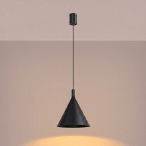 NOX Pendant Light 25cm - Black Small Pendant Lights Great Lighting UK Ltd