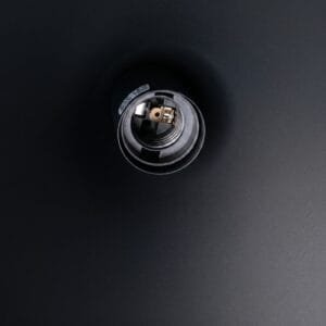 NOX Pendant Light 25cm - Black Small Pendant Lights Great Lighting UK Ltd