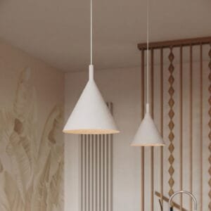 NOX Pendant Light 25cm - Natural Small Pendant Lights Great Lighting UK Ltd