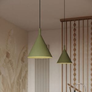 NOX Pendant Light 25cm - Olive Green New Arrivals Great Lighting UK Ltd